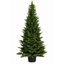 Декоративная искусственная литая Туя в горшке 1.5 м